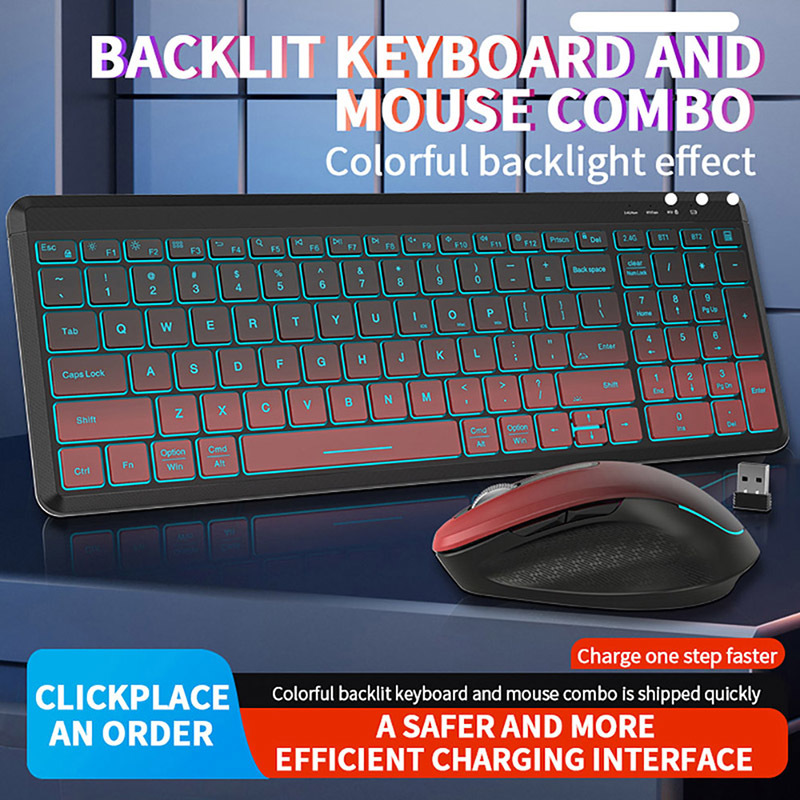 RGB Backlit Silent Wireless Ke - đánh giá và giá Gaming Keyboard And Mouse For Xbox