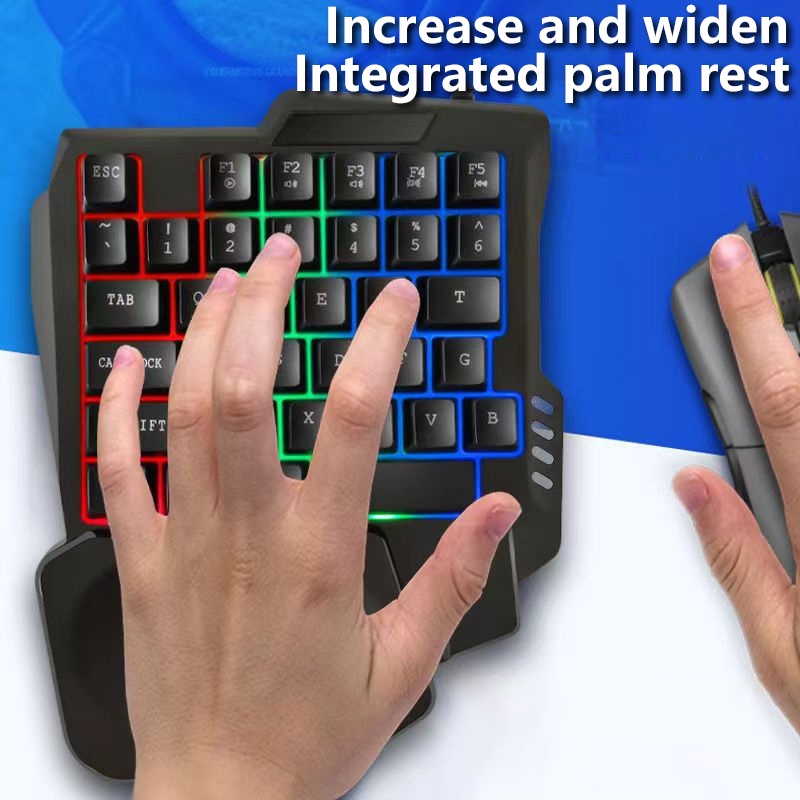 RGB Gaming Keyboard Single Han - đánh giá và giá Gaming Keyboard And Mouse For Xbox