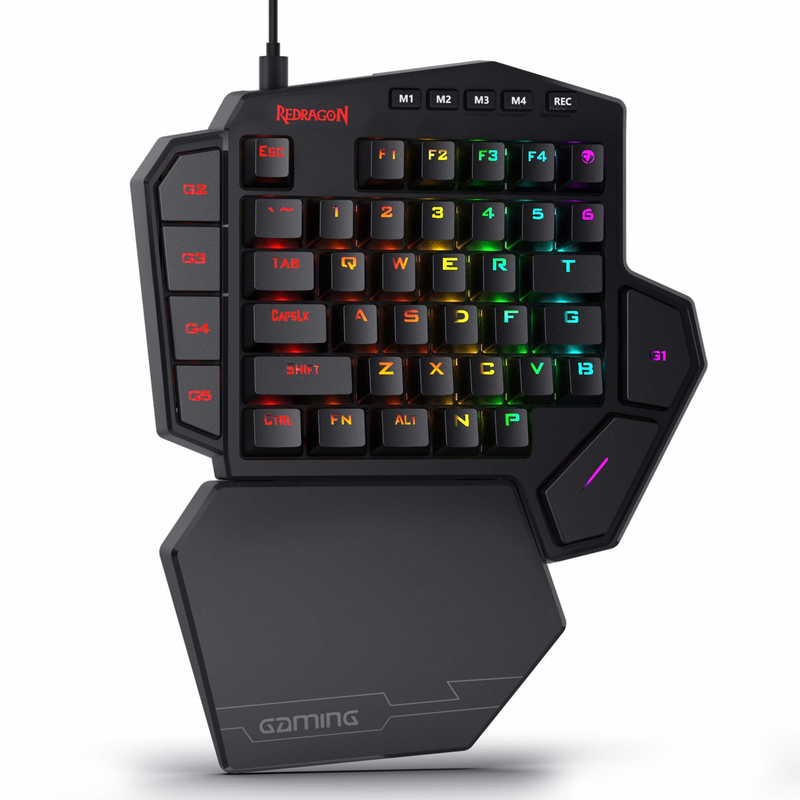 Redragon K585 DITI One-Handed  - đánh giá và giá Gaming Keyboard 1 Hand