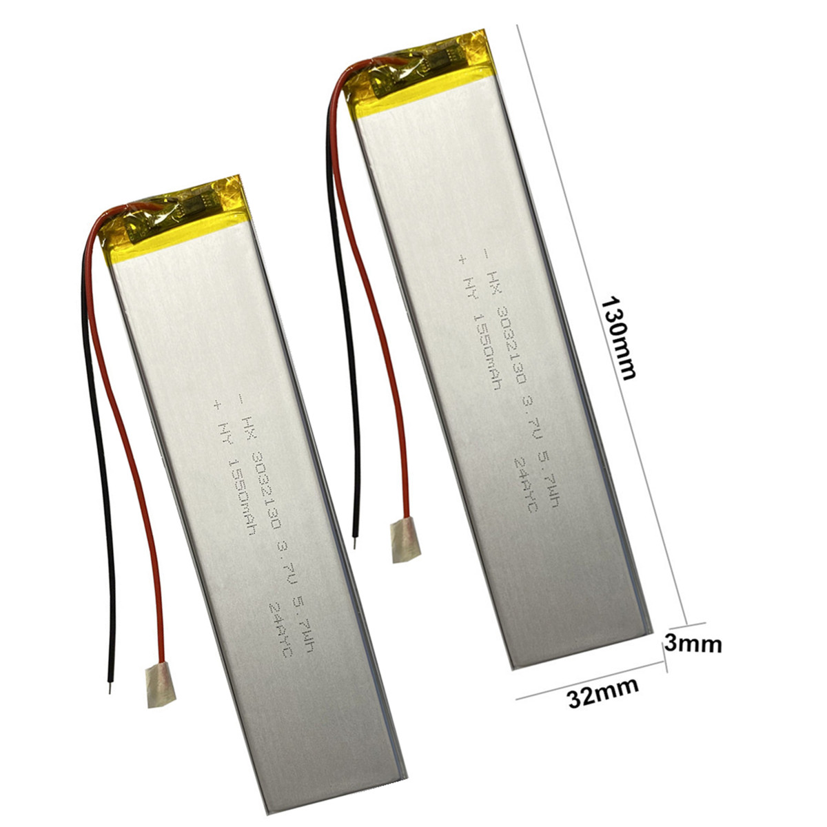 2PCS/Lot 3032130 3.7V 1800mAh  - đánh giá và giá Gaming Keyboard Tester