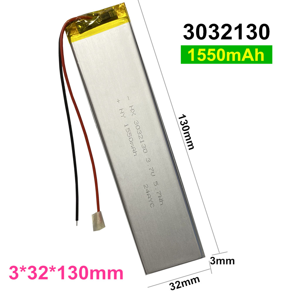2PCS/Lot 3032130 3.7V 1800mAh  - đánh giá và giá Gaming Keyboard Tester