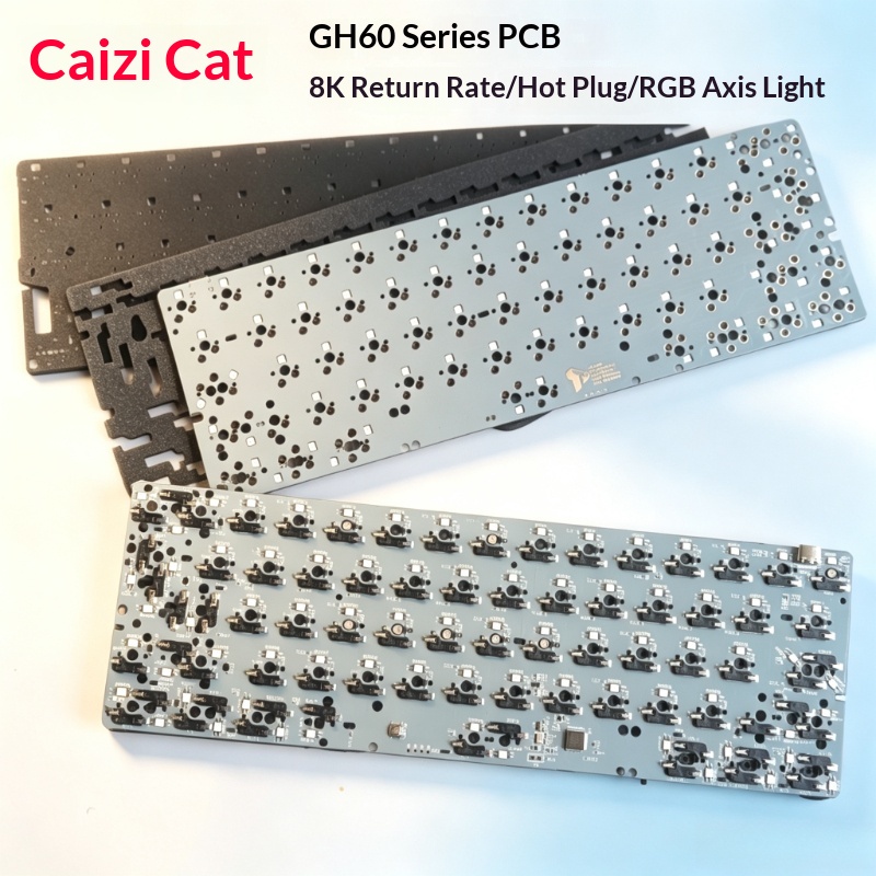 GH60 Keyboard PCB Customized W - đánh giá và giá Hot Swap Pcb