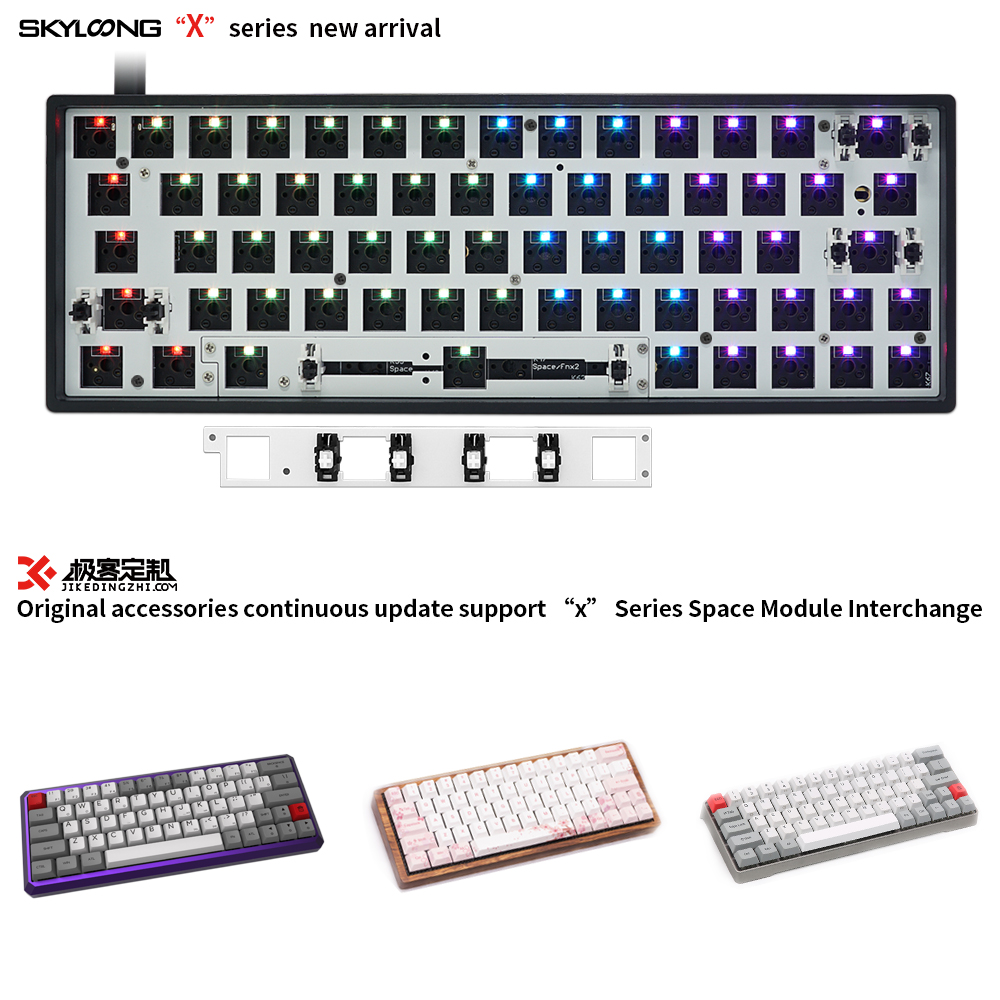 GK64 GK64x GK64xs RGB Trao Đổi - đánh giá và giá Hot Swap Pcb