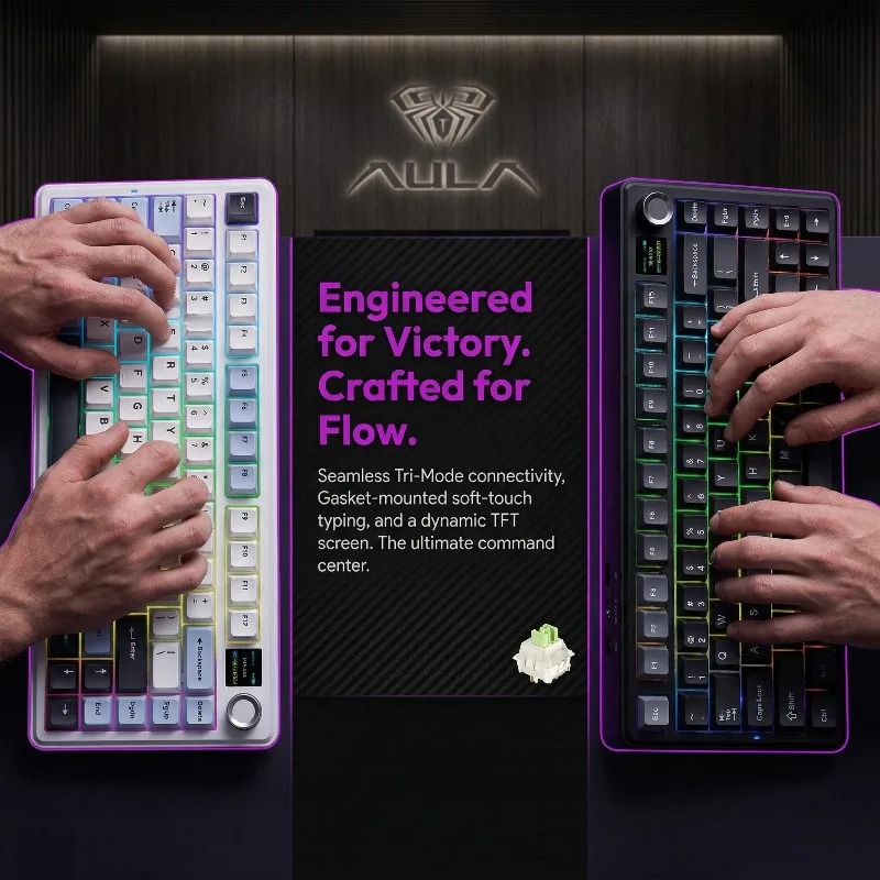AULA F75 Max Mechanical Keyboa - đánh giá và giá Gaming Keyboard Mechanical