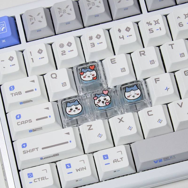 Chiikawa 4 Pcs Handmade Transp - đánh giá và giá Gaming Keyboard He