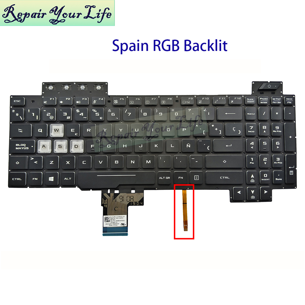 UK Spain French AZERTY Keyboar - đánh giá và giá Gaming Keyboard Asus