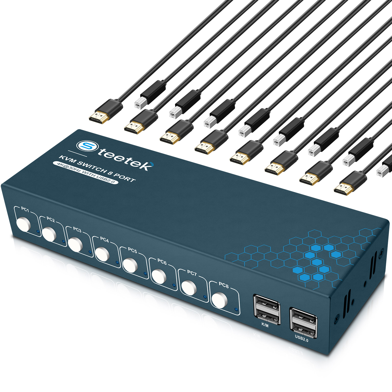 KVM Switch 8 Port HDMI KVM Swi - đánh giá và giá Gaming Keyboard And Mouse For Xbox