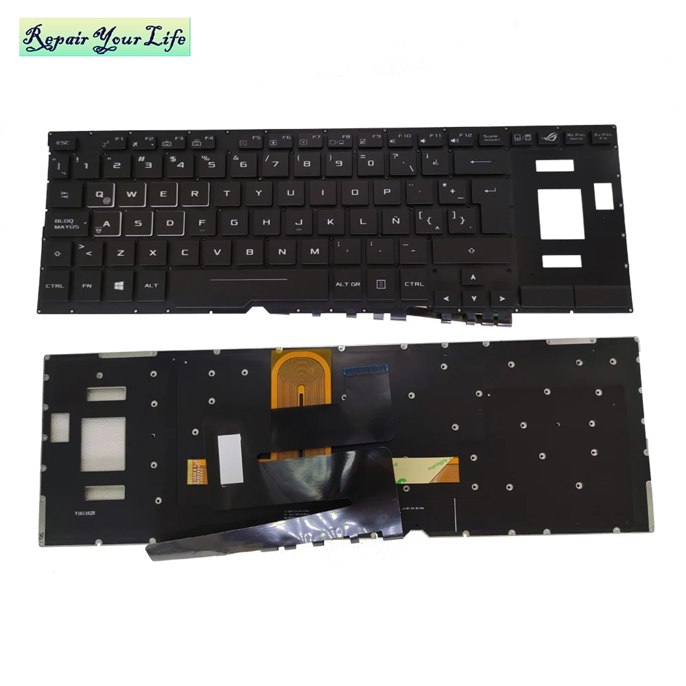 Spanish Latin Backlit Keyboard - đánh giá và giá Gaming Keyboard Asus