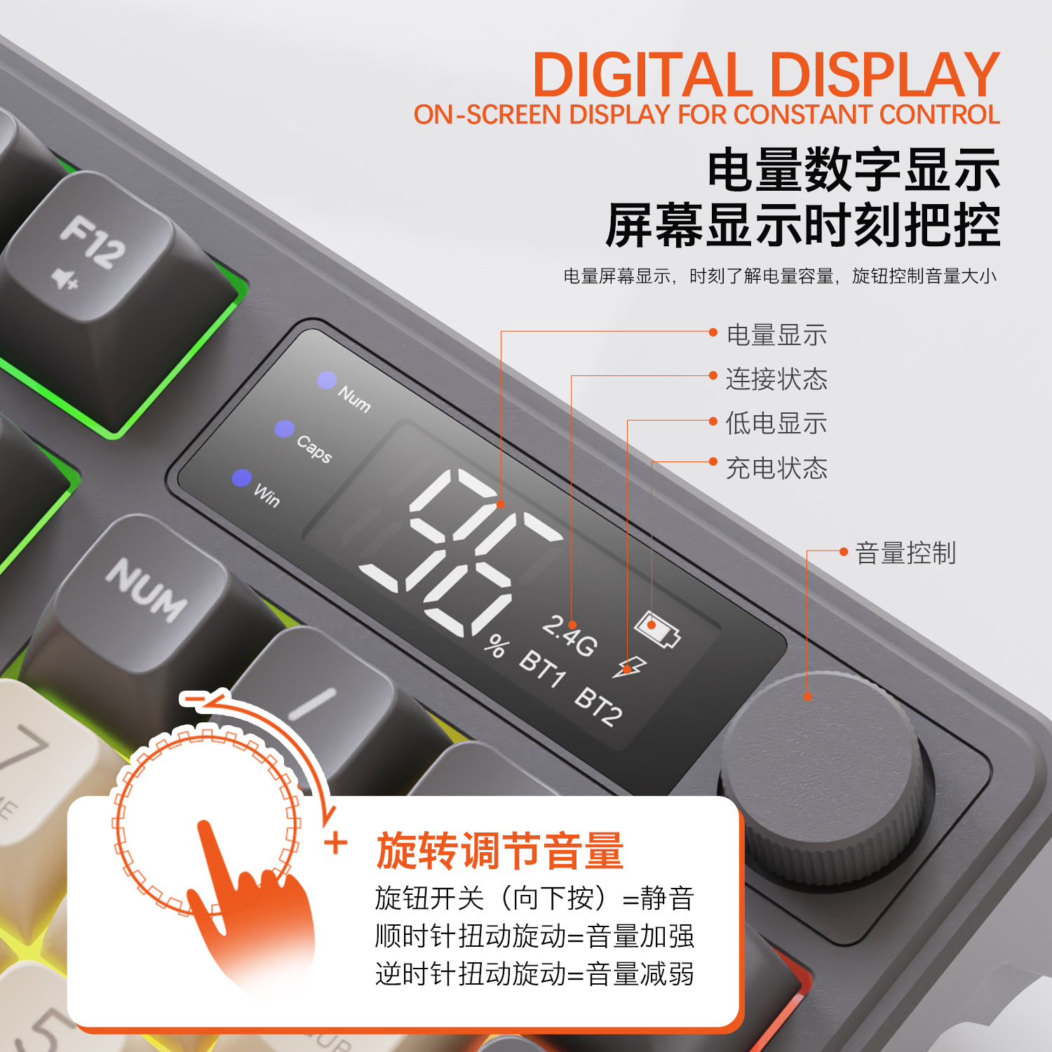 Hot Free Wolf T96 Wireless Dua - đánh giá và giá Gaming Keyboard Mechanical