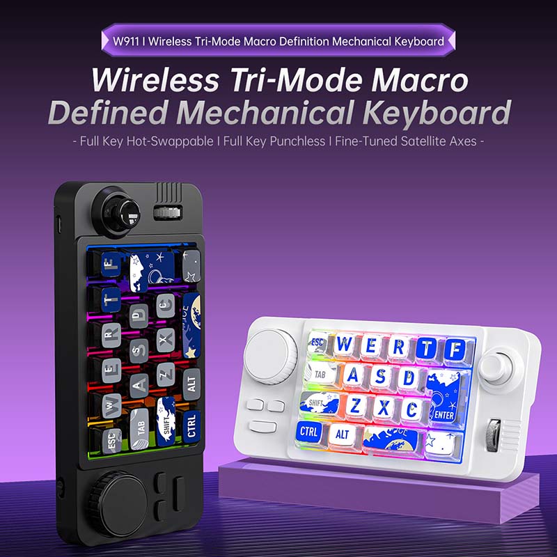 Gaming Keyboard W911 Wireless  - đánh giá và giá Gaming Keyboard Mechanical