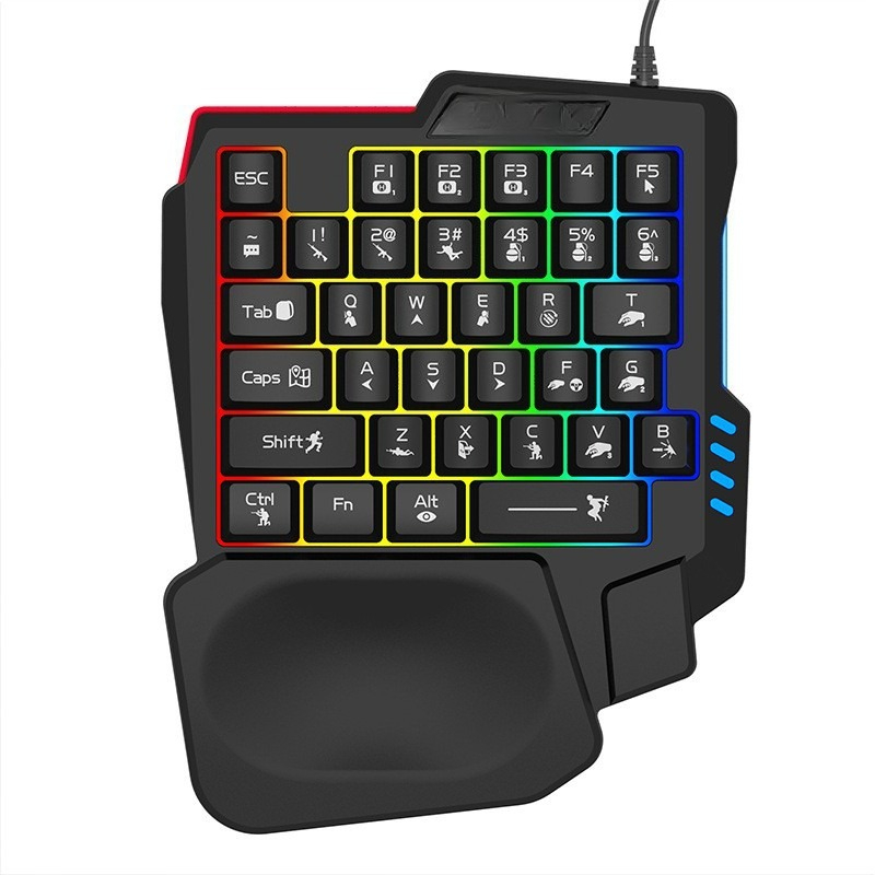 K5 one-handed keyboard Gungod  - đánh giá và giá Keyboard Gaming Amazon