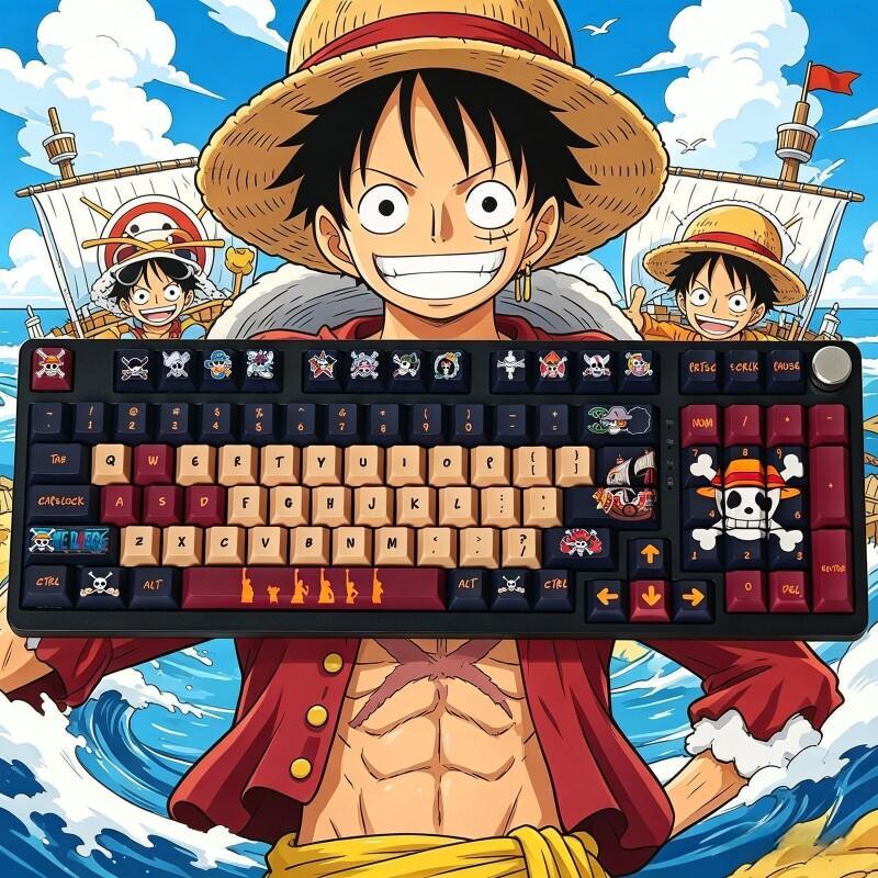BANDAI One Piece Monkey D. Luf - đánh giá và giá Gaming Keyboard He